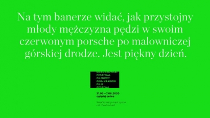 60. Krakowski Festiwal Filmowy odbędzie się