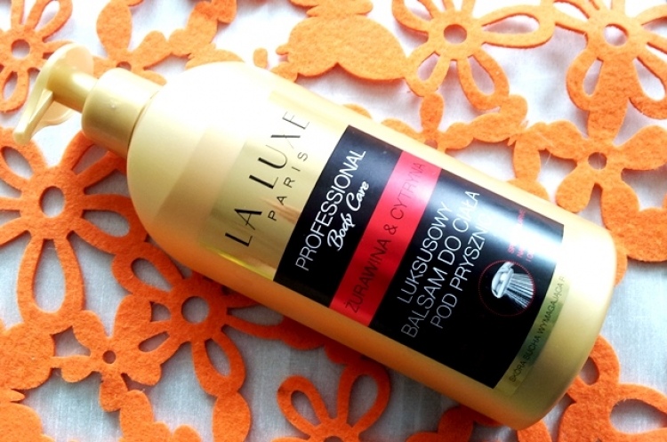 La Luxe Paris balsam pod prysznic żurawina i cytryna