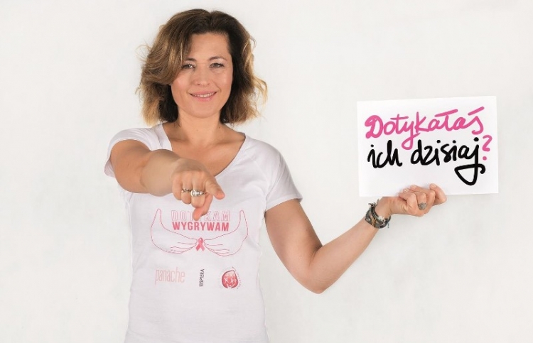 Beata Sadowska kampania Dotykam=Wygrywam