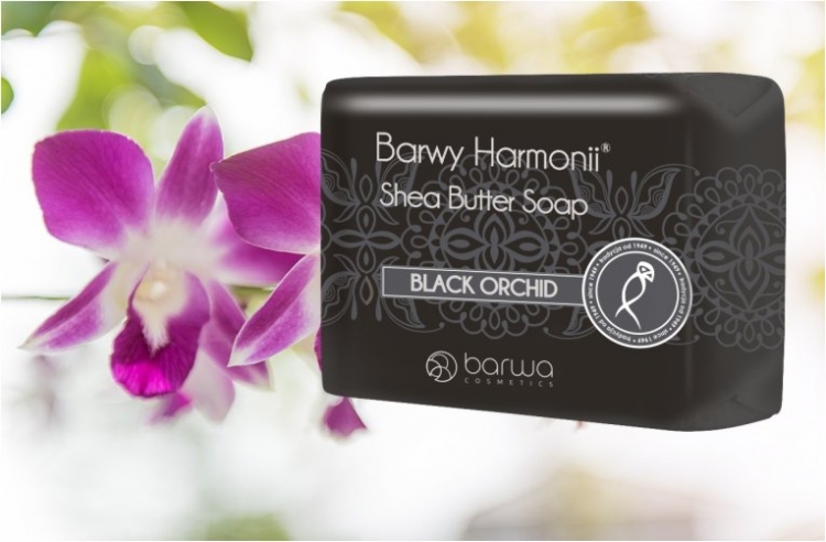 Nowość Barwy Harmonii mydło Black Orchid