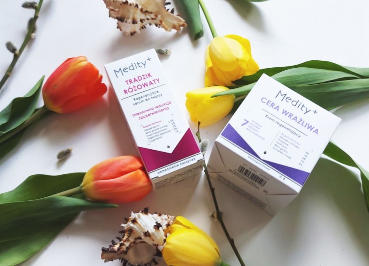 Czuła pielęgnacja cery wrażliwej z Medity+