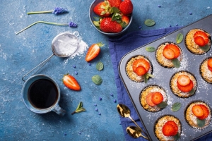 Muffinki marchewkowo – orzechowe