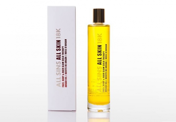 Nowość All Sins 18K Face Body & Hair Gold Therapy