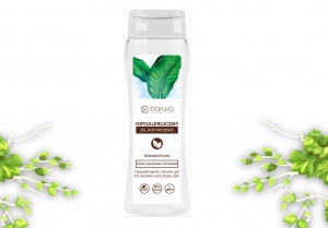 Nowość Barwa hipoalergiczny żel pod prysznic bezzapachowy