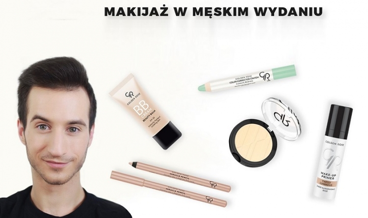 Makijaż w męskim wydaniu z Golden Rose