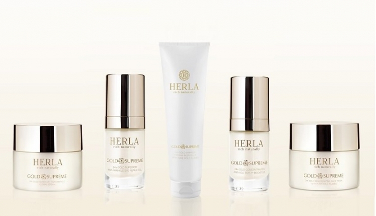Herla Gold Supreme złoto w pielęgnacji ciała