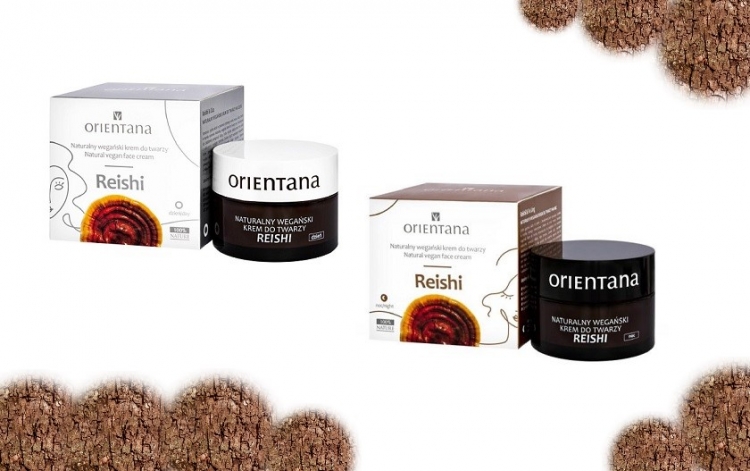 Orientana Reishi wegańskie kremy do twarzy