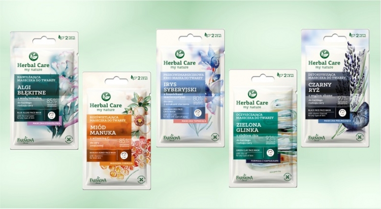 Nowość Maski do twarzy Farmona Herbal Care