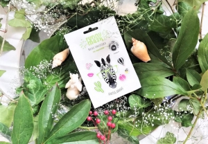 Marion Funny Mask maska tonizująca na tkaninie Zebra