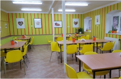 Wyremontowana stołówka SP nr 3 im. Orła Białego w Biskupcu