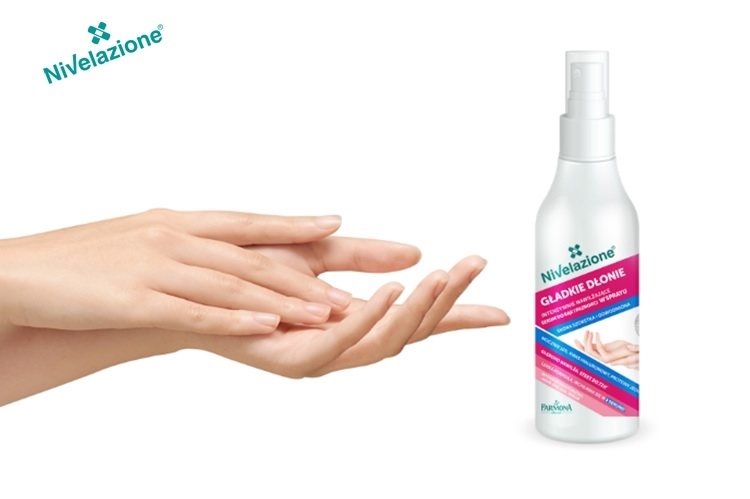 Nivelazione intensywnie nawilżające serum do dłoni w sprayu