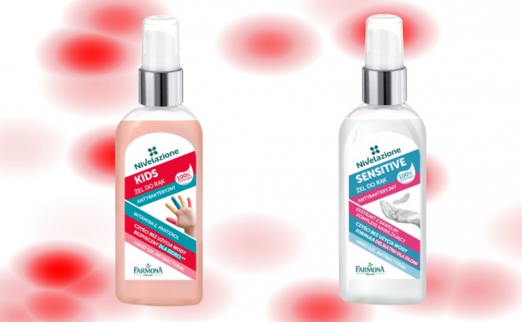 Nivelazione antybakteryjne żele do dłoni