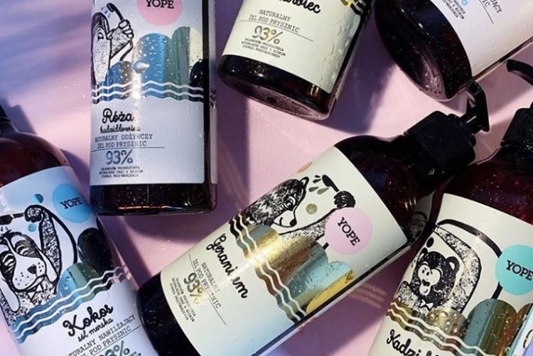 Naturalne żele pod prysznic Yope