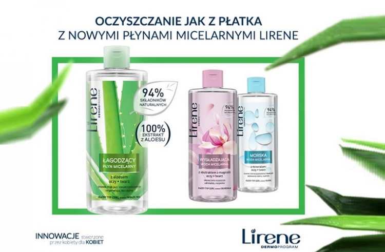 Nowe płyny micelarne Lirene
