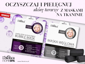 Nowe maski węglowa i bąbelkująca L’biotica