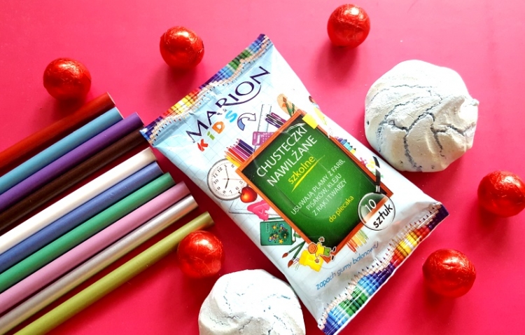 Marion chusteczki nawilżane szkolne