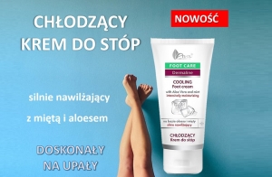 Nowość Ava Dermaline chłodzący krem do st&oacute;p
