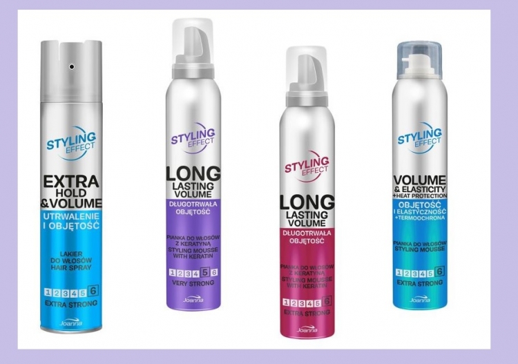 Nowość pianki i lakiery Styling Effect Joanna