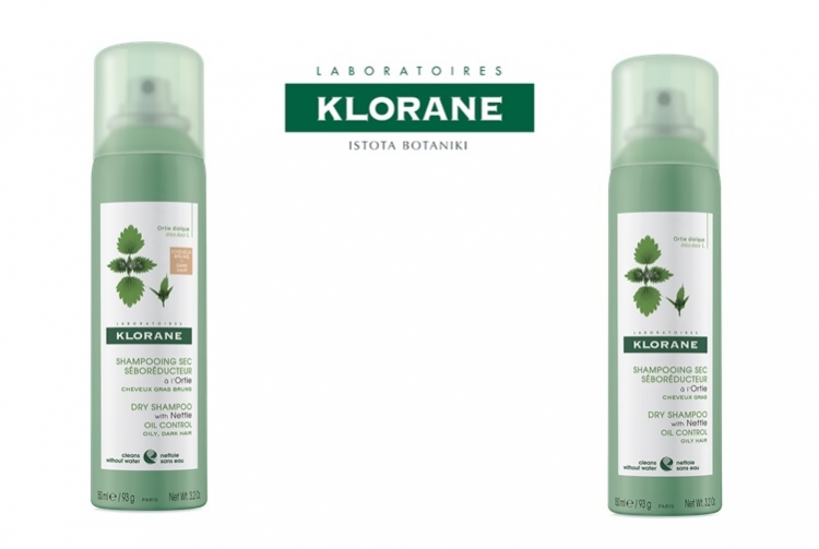 Klorane suche szampony na bazie ekstraktu z pokrzywy