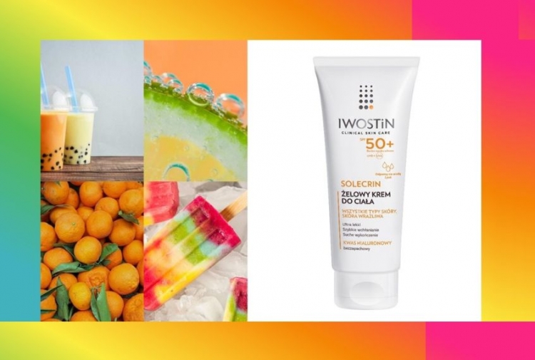 Żelowy krem do ciała SPF 50+ Solecrin Iwostin