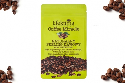 Nowość Coffee Miracle peeling kawowy wyszczuplający Efektima