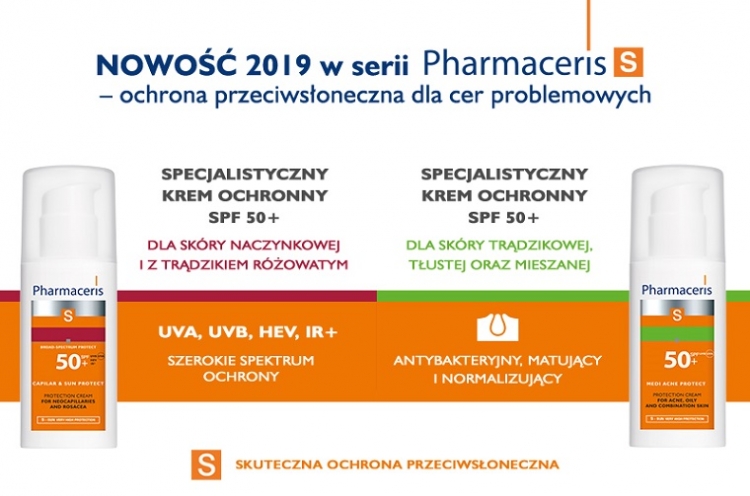 Pharmaceris S: Ochrona przeciwsłoneczna dla cer problemowych