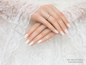 Manicure ślubny by Indigo Nails