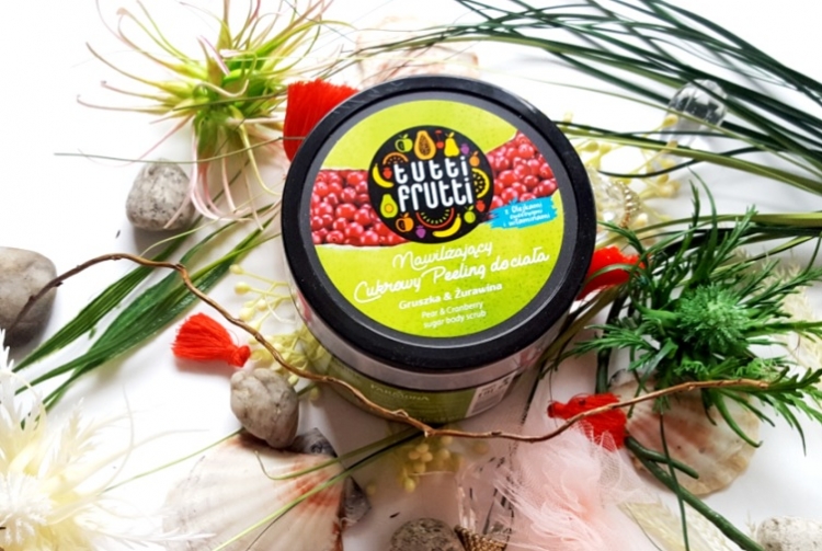 Farmona Tutti Frutti cukrowy peeling do ciała gruszka i żurawina