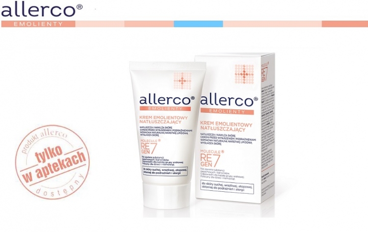 Nowość krem emolientowy natłuszczający allerco