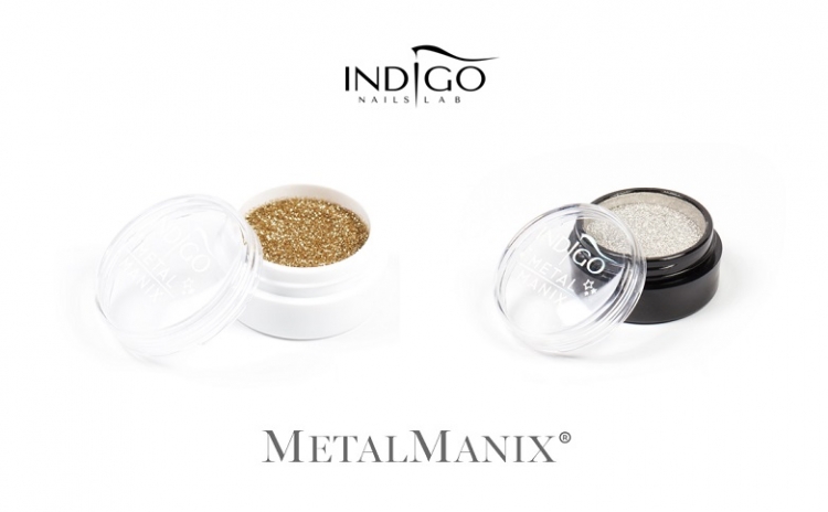 Manicure Indigo z efektem specjalnym