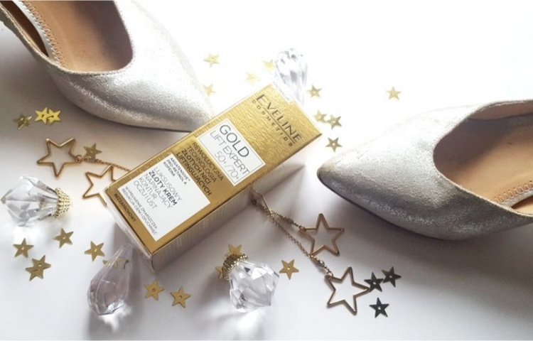 Eveline Cosmetics Gold Lift Expert krem napinający kontur oczu i ust 50+/70+