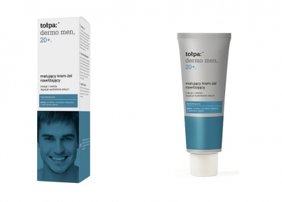 Nowość Tołpa Dermo Men 20+ matujący krem-żel nawilżający