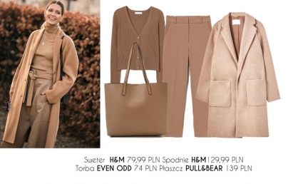 Total look w odcieniach beżu