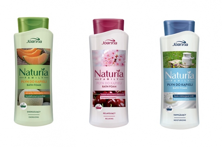 Nowość Joanna Naturia Family - płyny do kąpieli